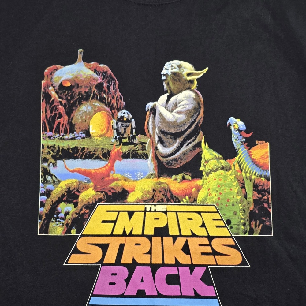 UNIQLO X BLACK T-SHIRT STAR WARS: EMPIRE STRIKES BACK KOSUKE KAWAMURA Men L NWOT